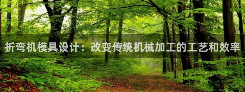 太阳集团在国内三个分公司：折弯机模具设计：改变传统机械加工的工艺和效率