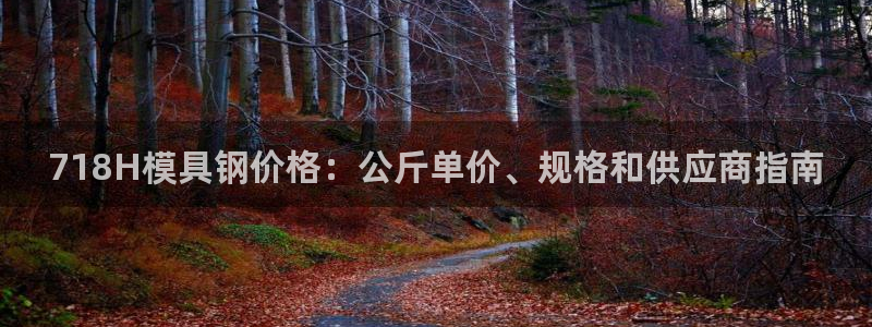 太阳集团tcy8722-主页|欢迎您：718H模具钢价格：公斤单价、规格和供应商指南