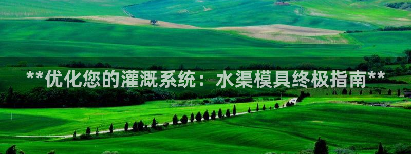 古天乐和太阳集团：**优化您的灌溉系统：水渠模具终极指南**