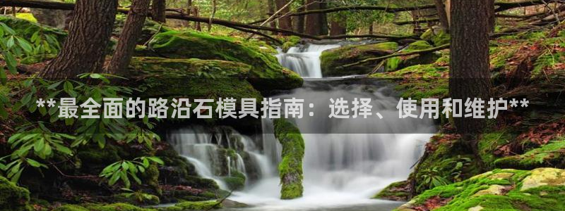 太阳集团网站游戏：**最全面的路沿石模具指南：选择、使用和维