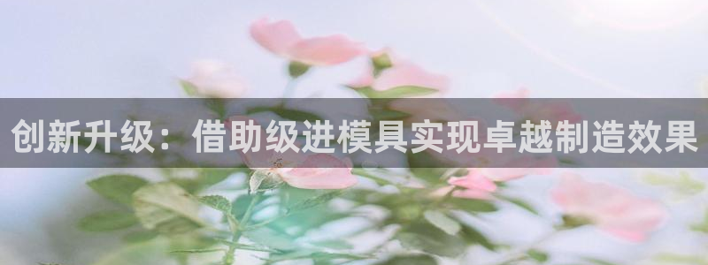 太阳集团董事长的儿子照片：创新升级：借助级进模具实现卓越制造
