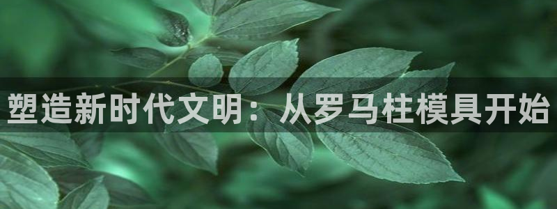 太阳电玩城下载：塑造新时代文明：从罗马柱模具开始