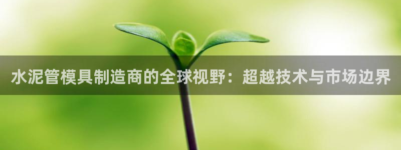 太阳贵宾城：水泥管模具制造商的全球视野：超越技术与市场边界