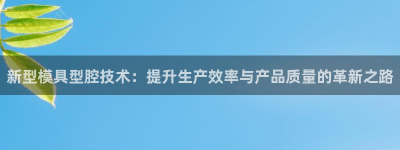 太阳成集团tyc122cc：新型模具型腔技术：提升生产效率与产品质量的革新之路