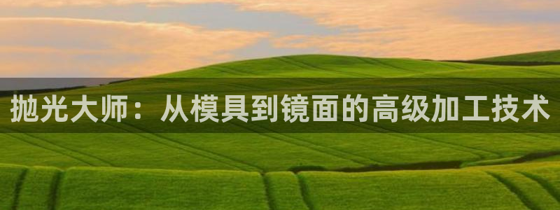 太阳gg娱乐胺44262：抛光大师：从模具到镜面的高级加工技术