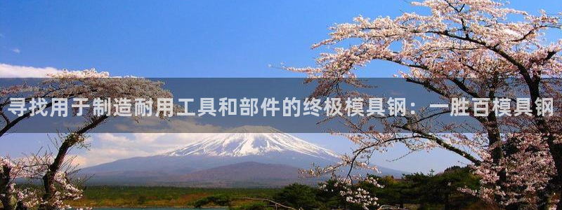 太阳集团高科技发展有限责任公司：寻找用于制造耐用工具和部件的终极模具钢：一胜百模具钢